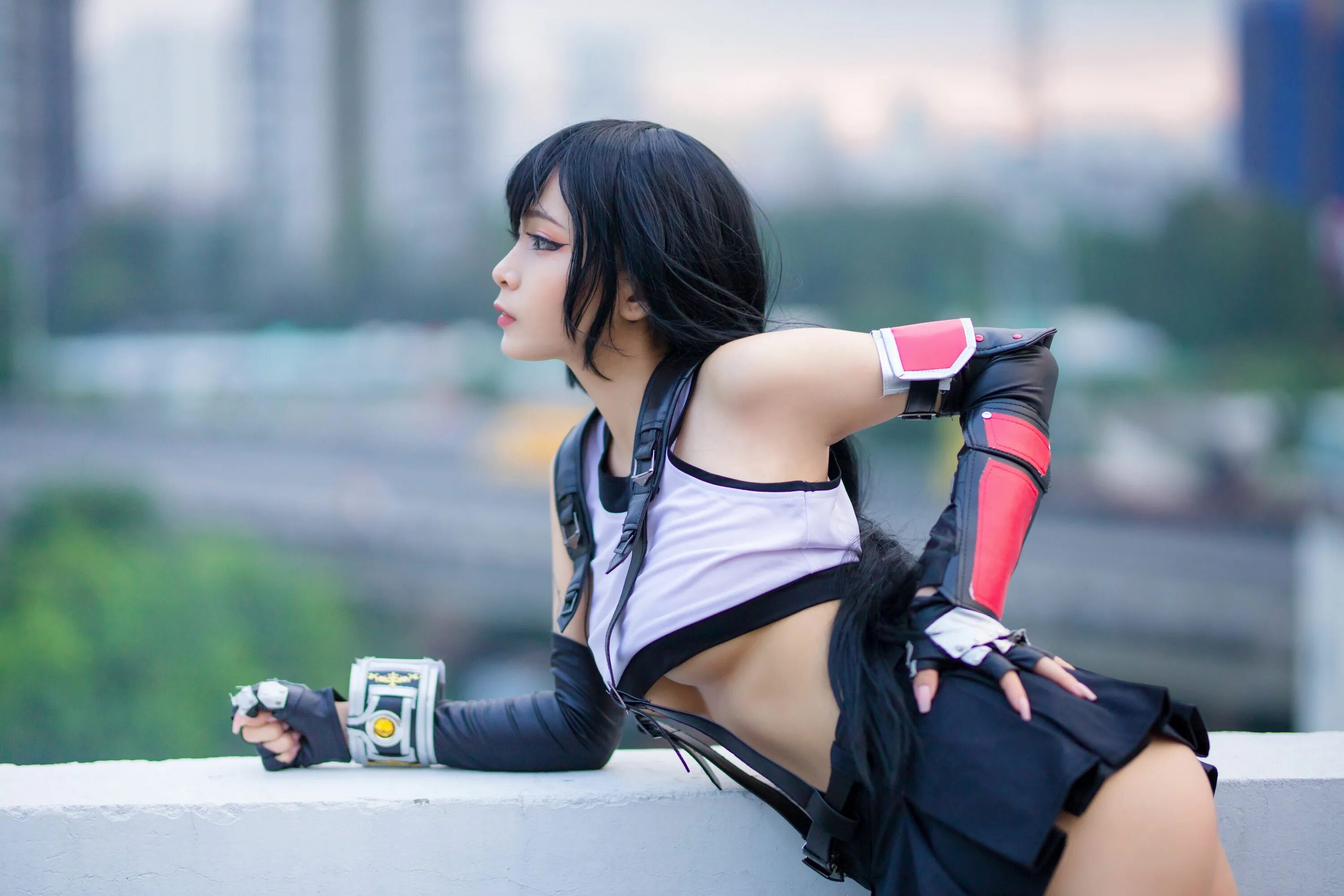 Азиатки косплеерши. Саша Холланд тифа Локхарт 18. Саша Холланд Tifa Cosplay. Tifa Lockhart косплей Саша Холланд. Umeko j косплей.