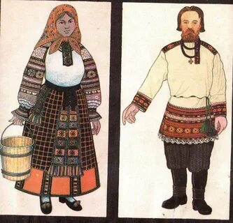 Народный костюм воронежской губернии