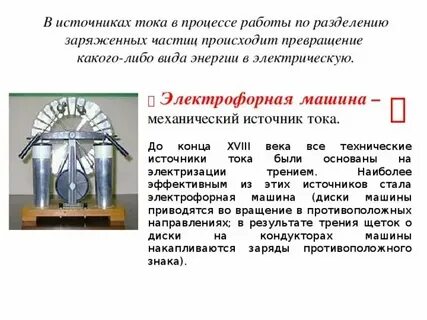 Виды источников механические