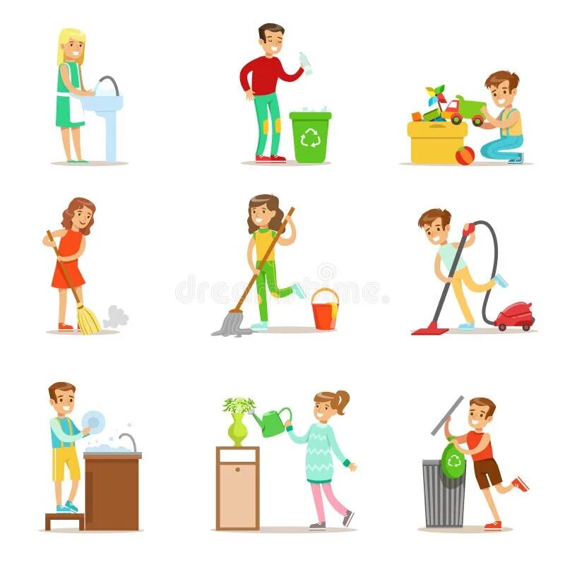 Helping with housework