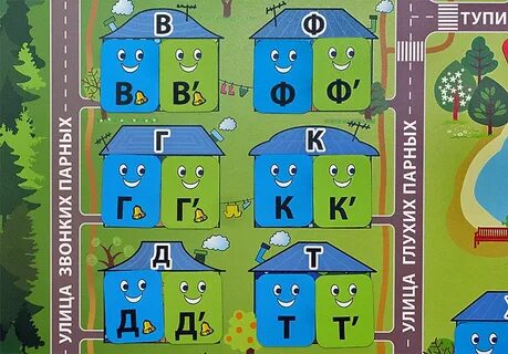Домики для букв