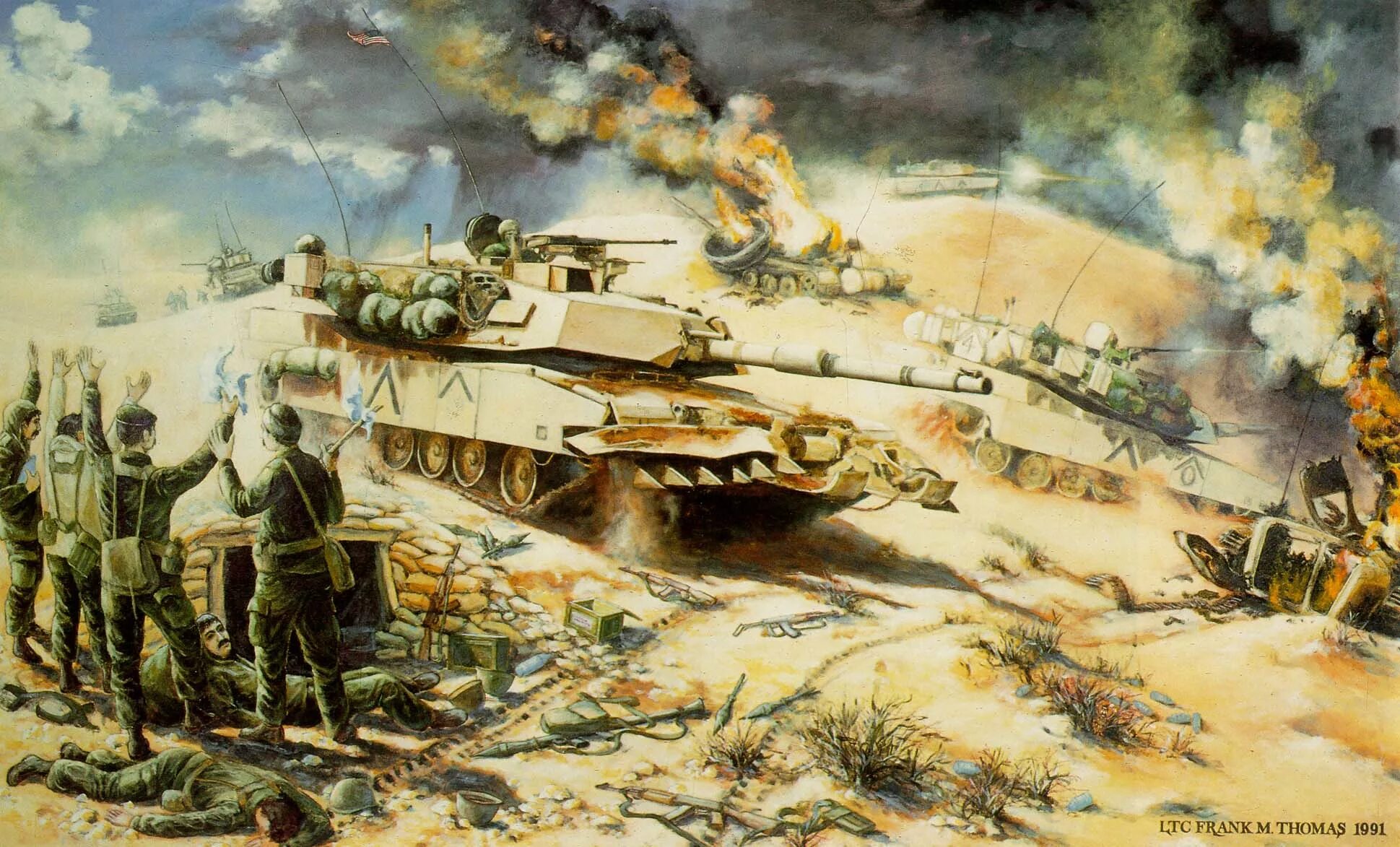 Операция военные танки. Танковые сражения Абрамс. Танковое сражение 1 мировой войны. Буря в пустыне операция 1991. Военные картины.