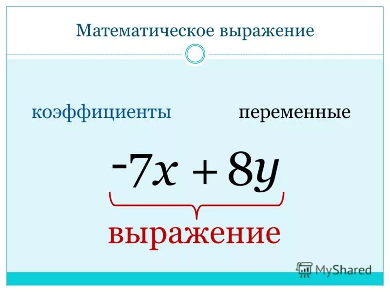 Решение математических выражений