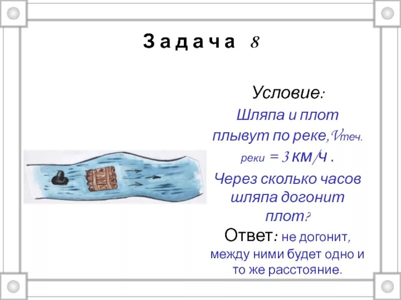 Плот проплыл 5 часов. По речке проплывал плот. Плот Алексея Андреевича. Плот плывущий по реке. Плот плывущий по реке имеет площадь 8 м2.