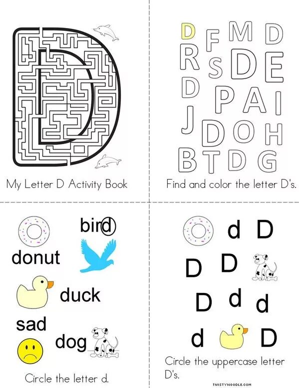 My letter book. Letter w Mini book. My Letter book d. Letter d Mini book Worksheet. Mini books for Kids Printable.