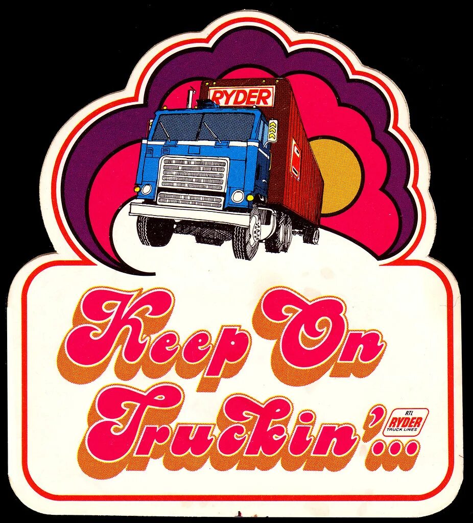 Keep on truckin. Keep on Trucking Sticker. Стикеры 1970-х США. Keep on Truckin шрифт.