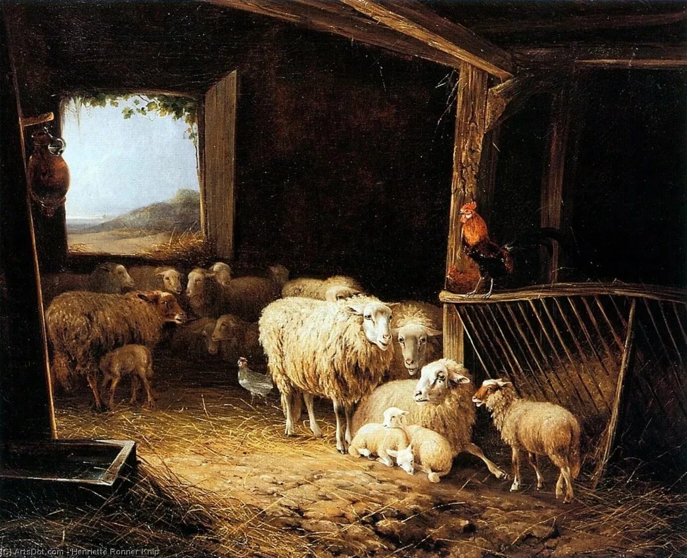 Сарай для животных. Эдгар хант художник анималистика. Стайка для животных. Сарай для крс. Хозблок для скотины.