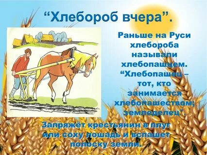 Хлебороб текст