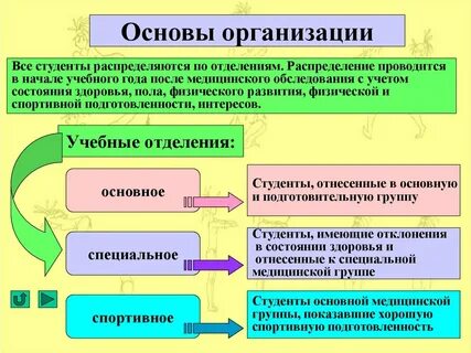 Распределение на медицинские группы