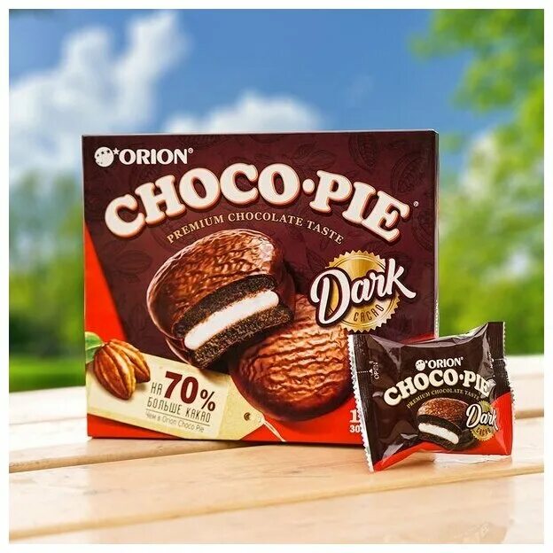 Чоко чоко отзывы. Orion Choco pie Dark. Чокопай шоколадный Орион. Чокопай какао Орион. Choco pie Orion с какао.