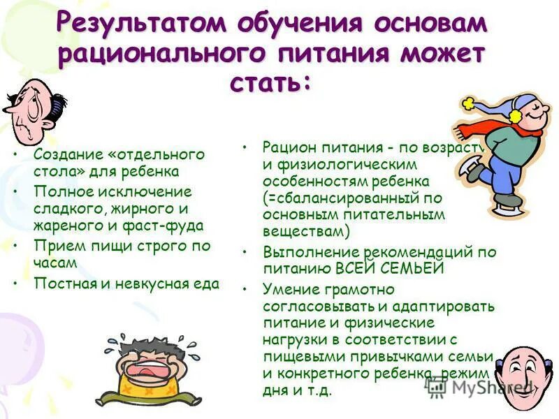 Памятка по организации рациональной физической активности. Рекомендации по основам рационального питанию. Правила рационального питания окружающий мир. Обучение пациента правильному питанию. Организация рационального питания, обучение больного и его окружения.