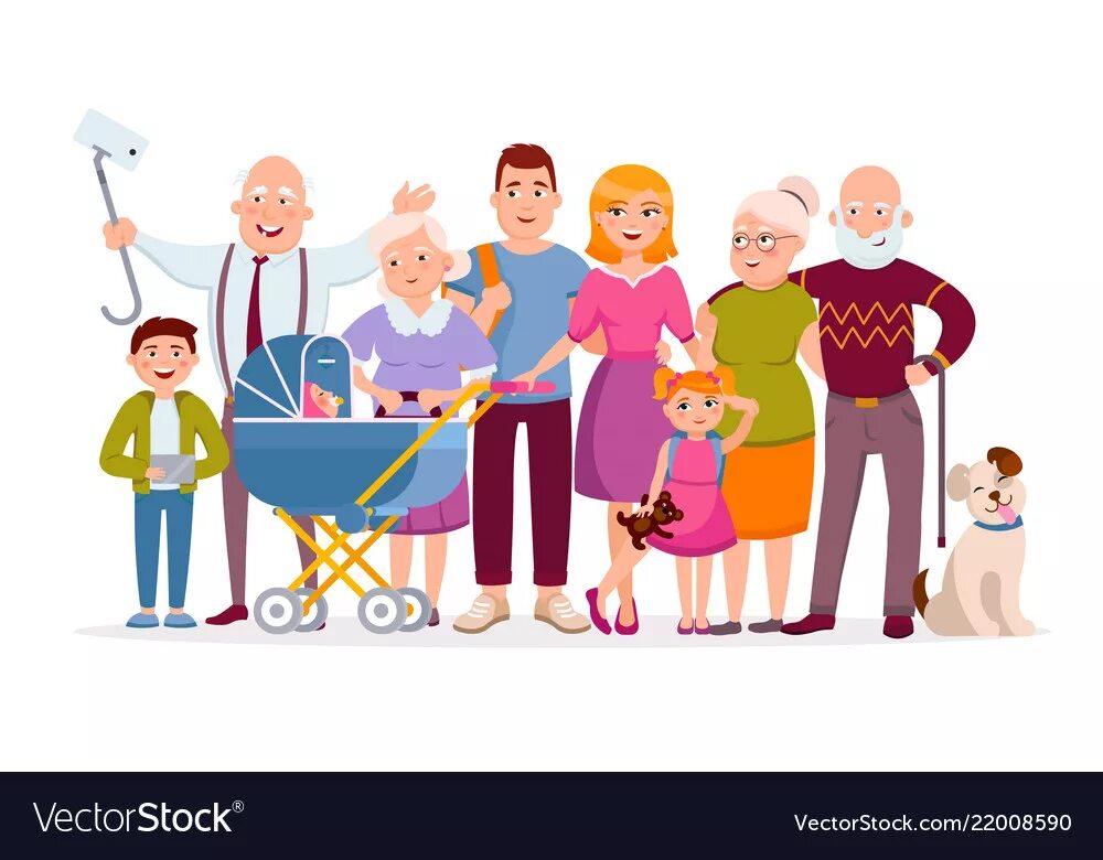Семья сбабушкой и дедушкоя. Семья бабушка дедушка родители и дети. Счастливая семья с бабушкой и дедушкой. Семья двое детей бабушка и дедушка.