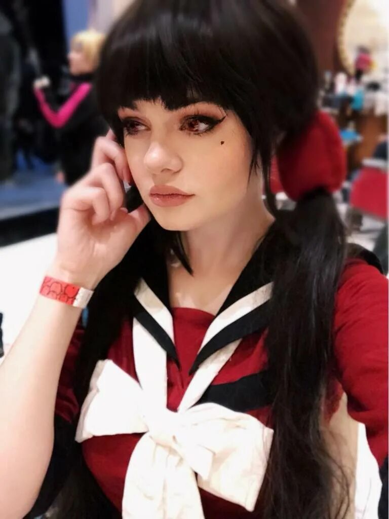 Maki косплей. Maki Harukawa Cosplay. Danganronpa v3 Maki Harukawa Cosplay. Данганронпа косплей маки. Маки дзенин косплей.