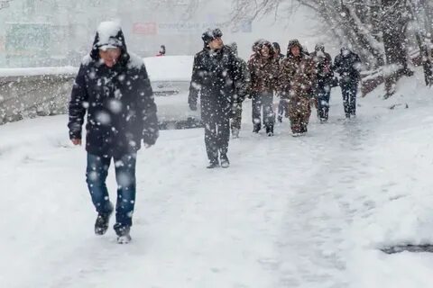 16 снег