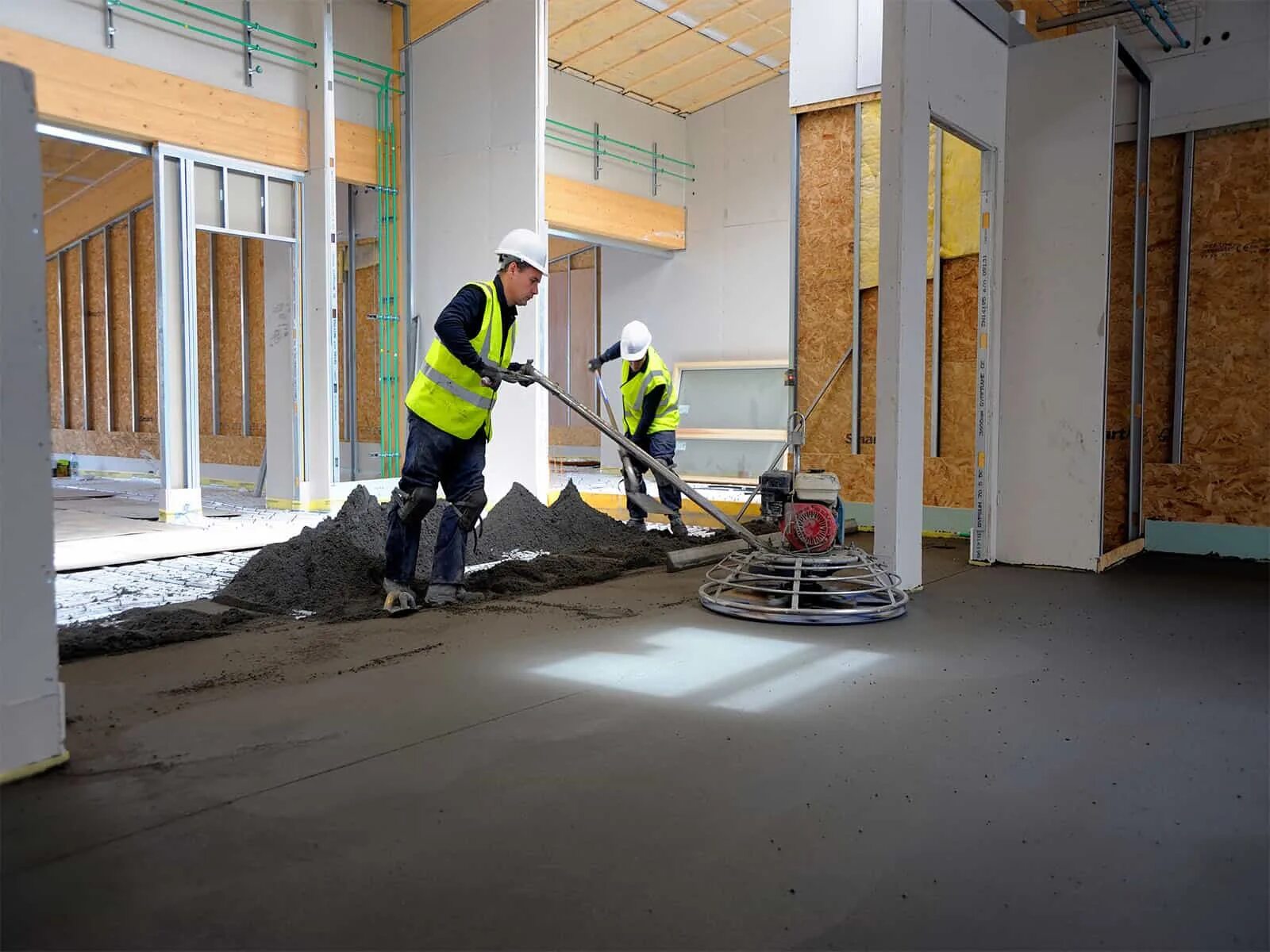 строительные работы полы.