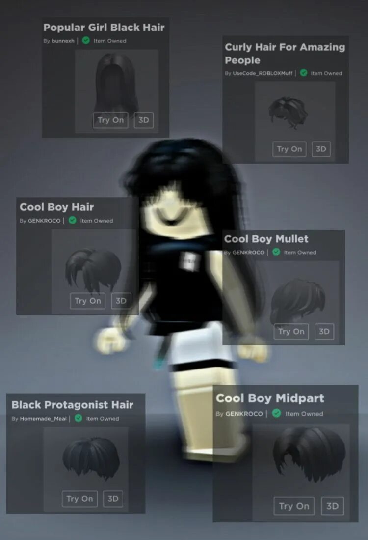 Как совместить волосы в роблокс. Идеи волос для РОБЛОКСА. Черные волосы в РОБЛОКСЕ. Идеи для волос в РОБЛОКС. Волосы эмо в РОБЛОКСЕ.