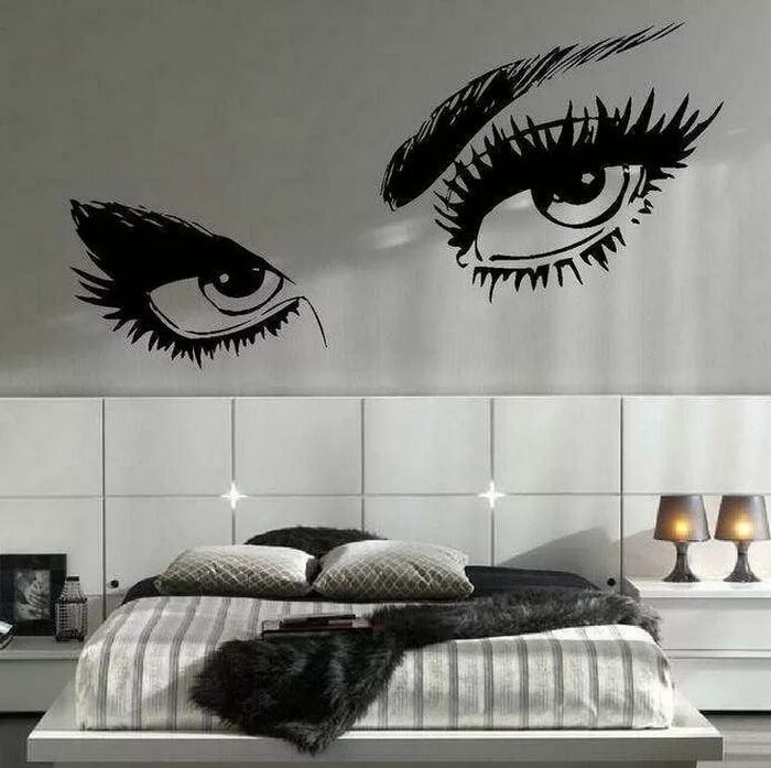 трафареты для стен в ванной. креативная роспись стен. идеи для рисунков на стену. рисунки на стену. картинки черно белые на стену в комнату.