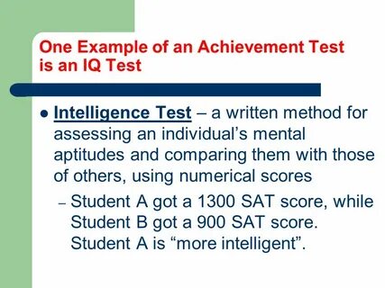 Test example
