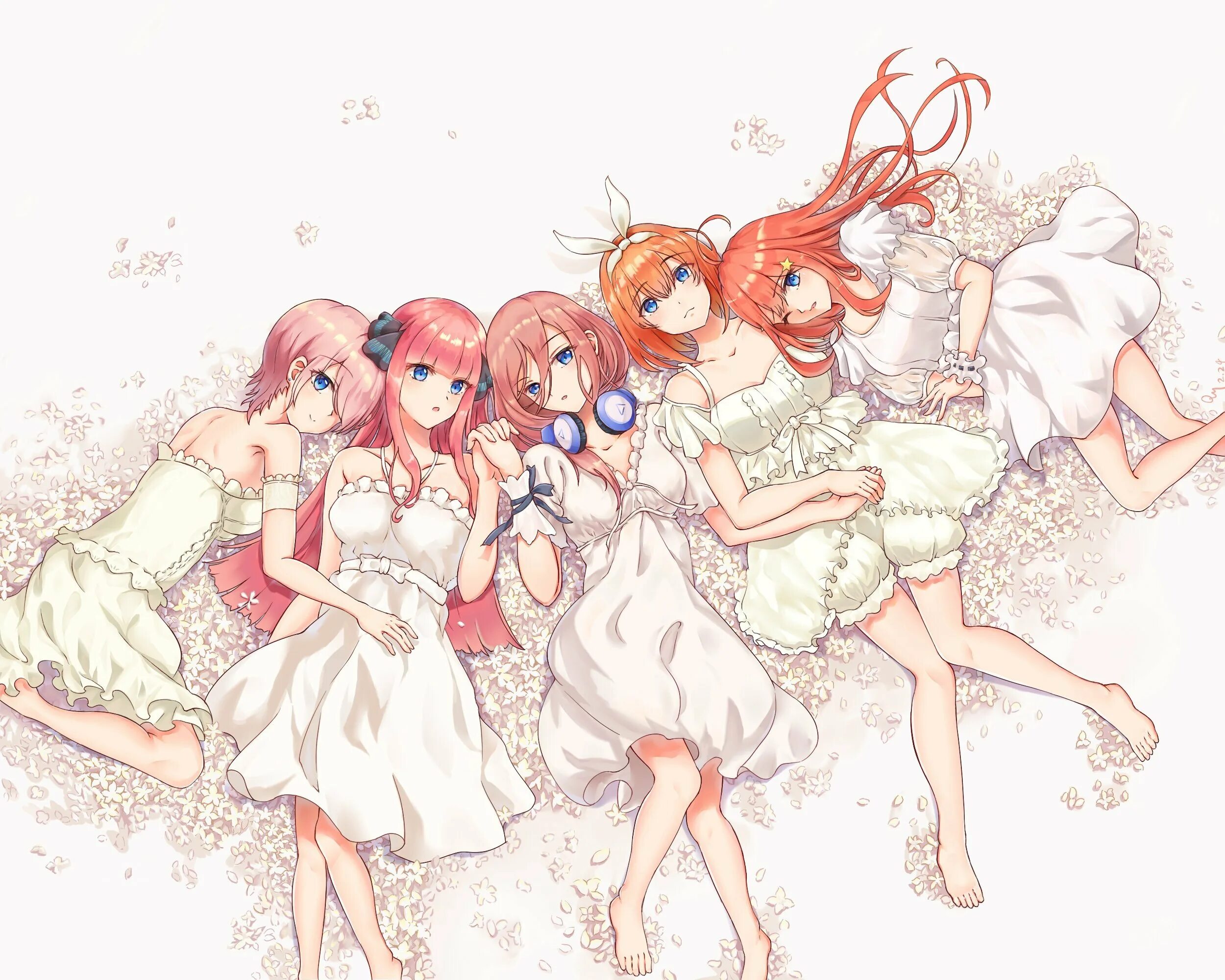 Пять невест 3. Пять невест / 5-toubun no hanayome. ичиго накано пять невест. пять невест персонажи ицуки. пять невест нино и мику.