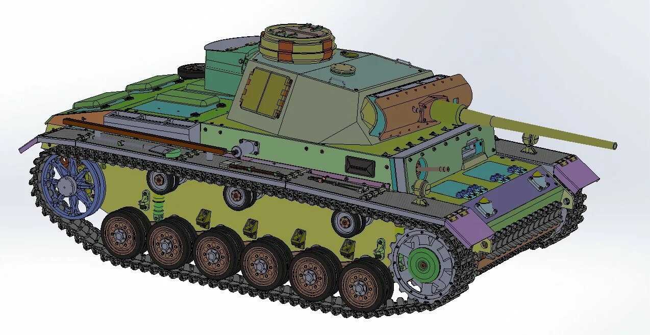 Tank kit. PZ 2 Ausf c башня c[TF. Танки кит.