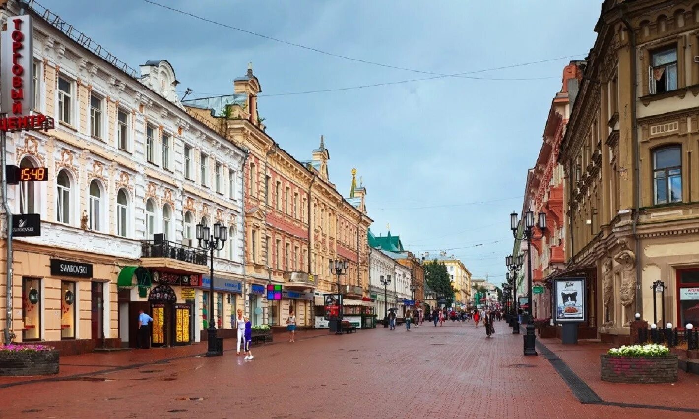 Нижний новгород европейский город. Большая Покровская Нижний Новгород. Покровская улица Нижний Новгород. Большая Покровка Нижний Новгород. Нижний Новгород пешеходная улица Покровка.