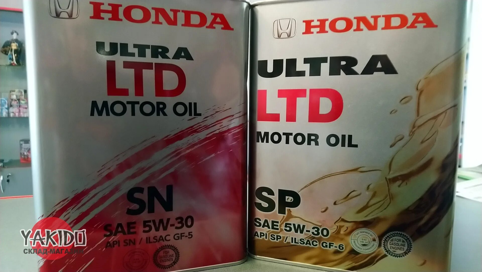 Моторное масло Honda Ultra LTD 5W30 SN 4 л 08218-99974 - купить по низкой цене в