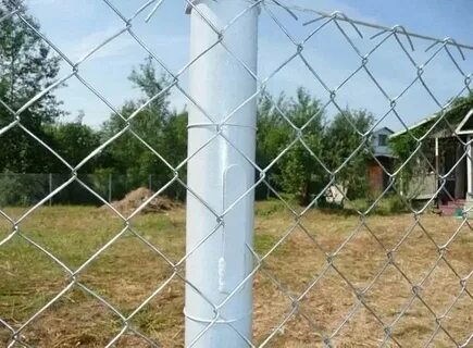 Какая труба для сетки рабицы