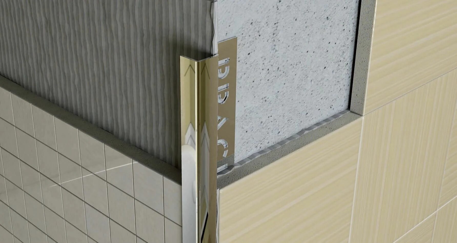 5 м. 2,5м. Стык фасада. Планка отлива цоколя 50х20х2000 ecosteel matt/t. Профиль деформационный с сеткой е-образный 2,5м.