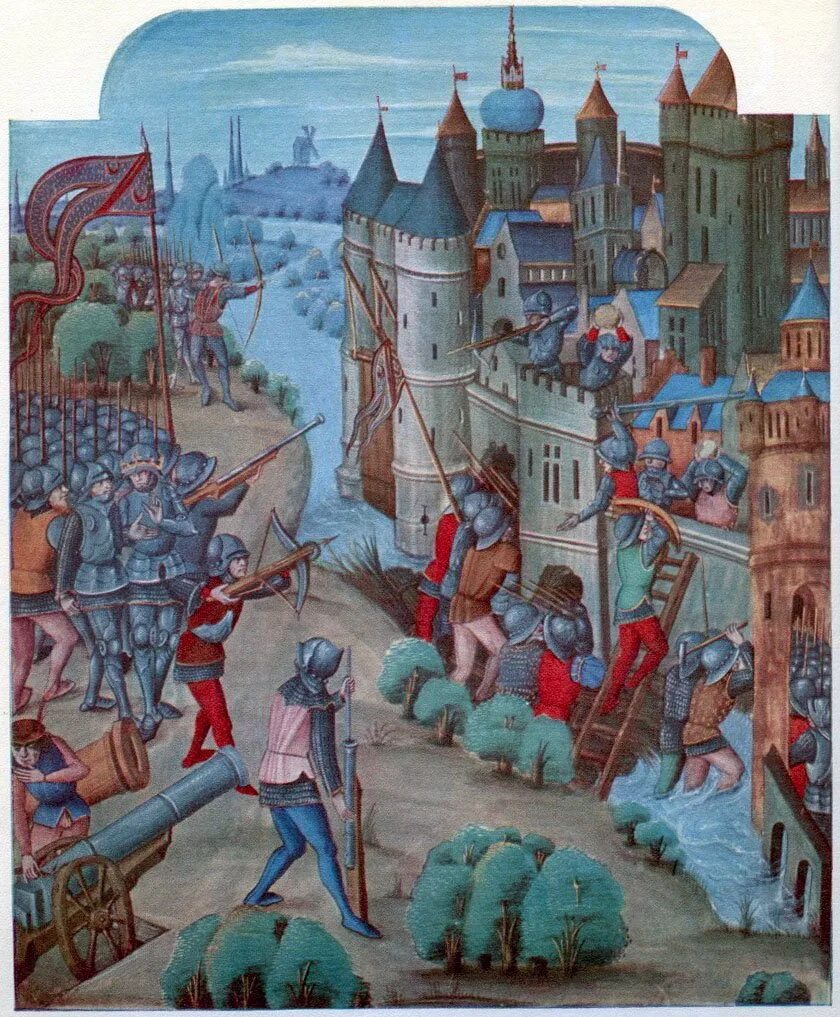 Нападение на замок. Осада Рочестерского замка 1215.