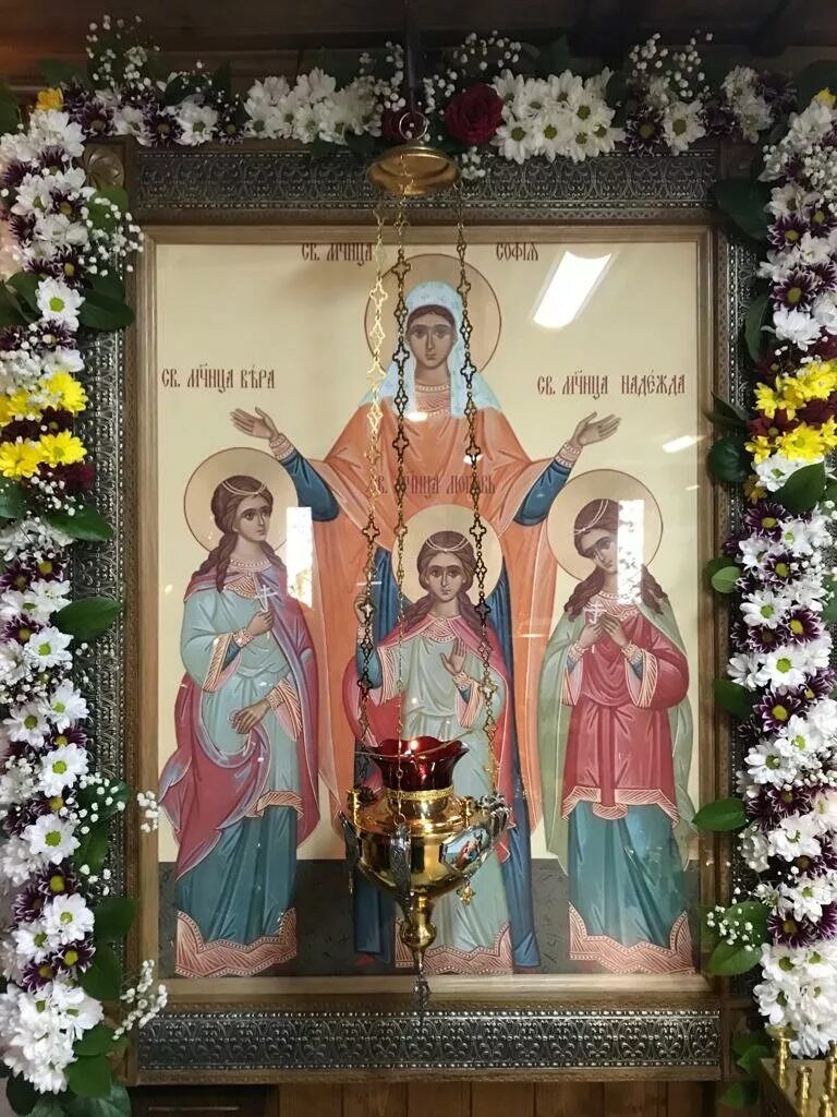 Паломничество в Киров, храм Веры, Надежды, Любови и матери их Софии - Азбука пал