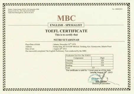 Экзамен по английскому языку сертификат
