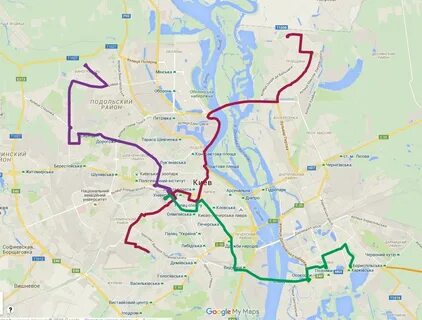 Автобусный маршрут киев