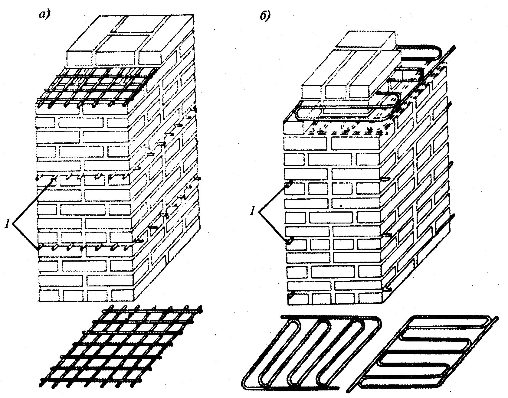 Перевязка перегородок. Армирование кладки кирпичных стен. Армирование кладки кирпича 2нф. Схема армирования кирпичной кладки. Поперечное армирование кирпичной кладки.