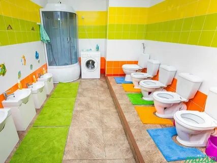Детский унитаз в садике