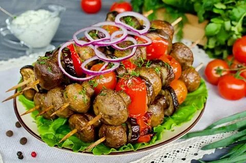 Блюда приготовленные на мангале