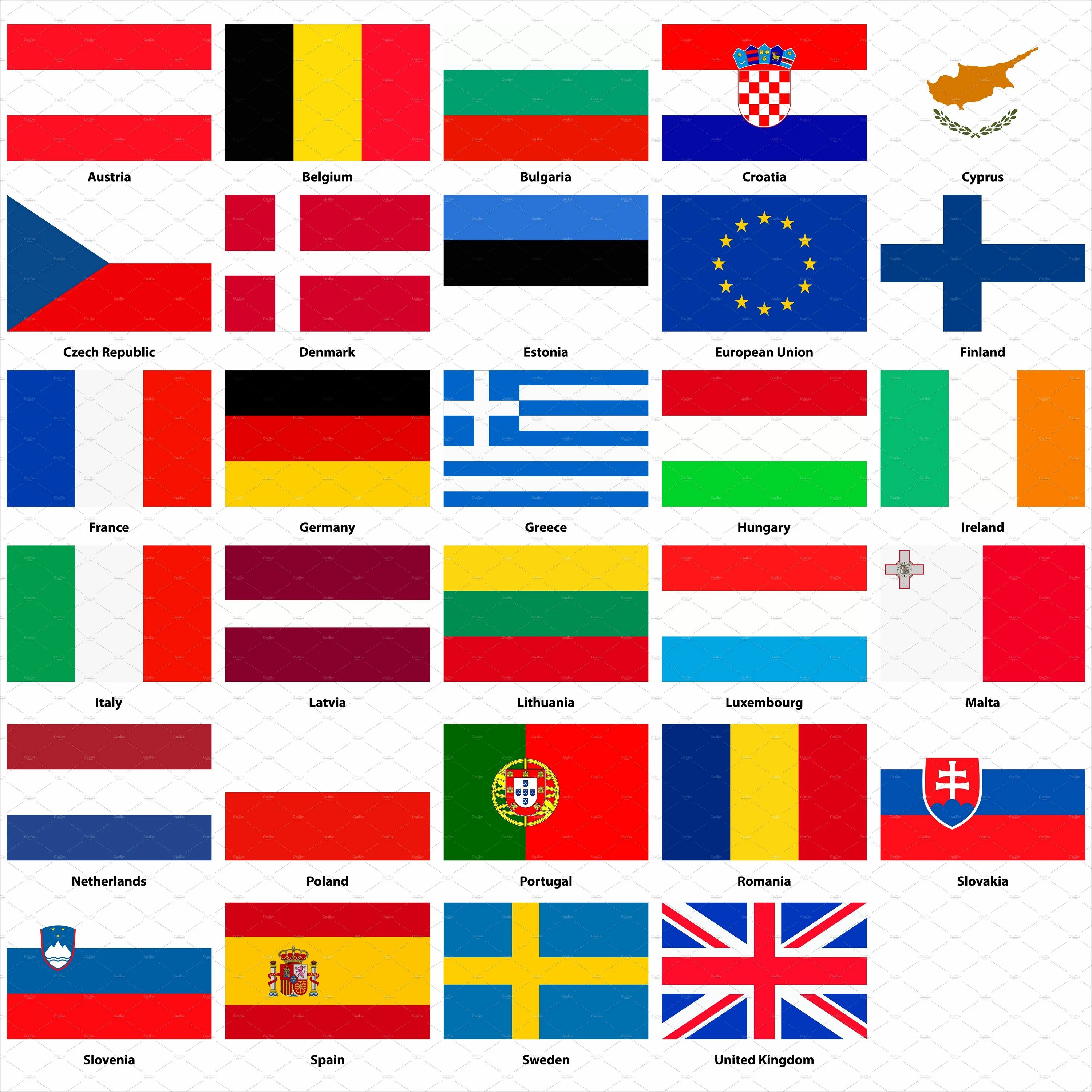 Флаги стран. Флаги стран с названиями. Название всех флагов. Флаги европейских государств.