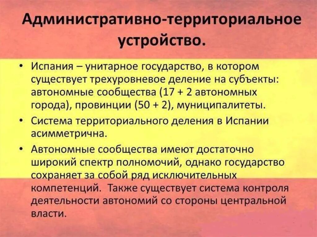 Испания правление страной. Форма государственного устройства Испании. Испания форма правления. Форма государственно-территориального устройства Испании. Испания унитарное государство.