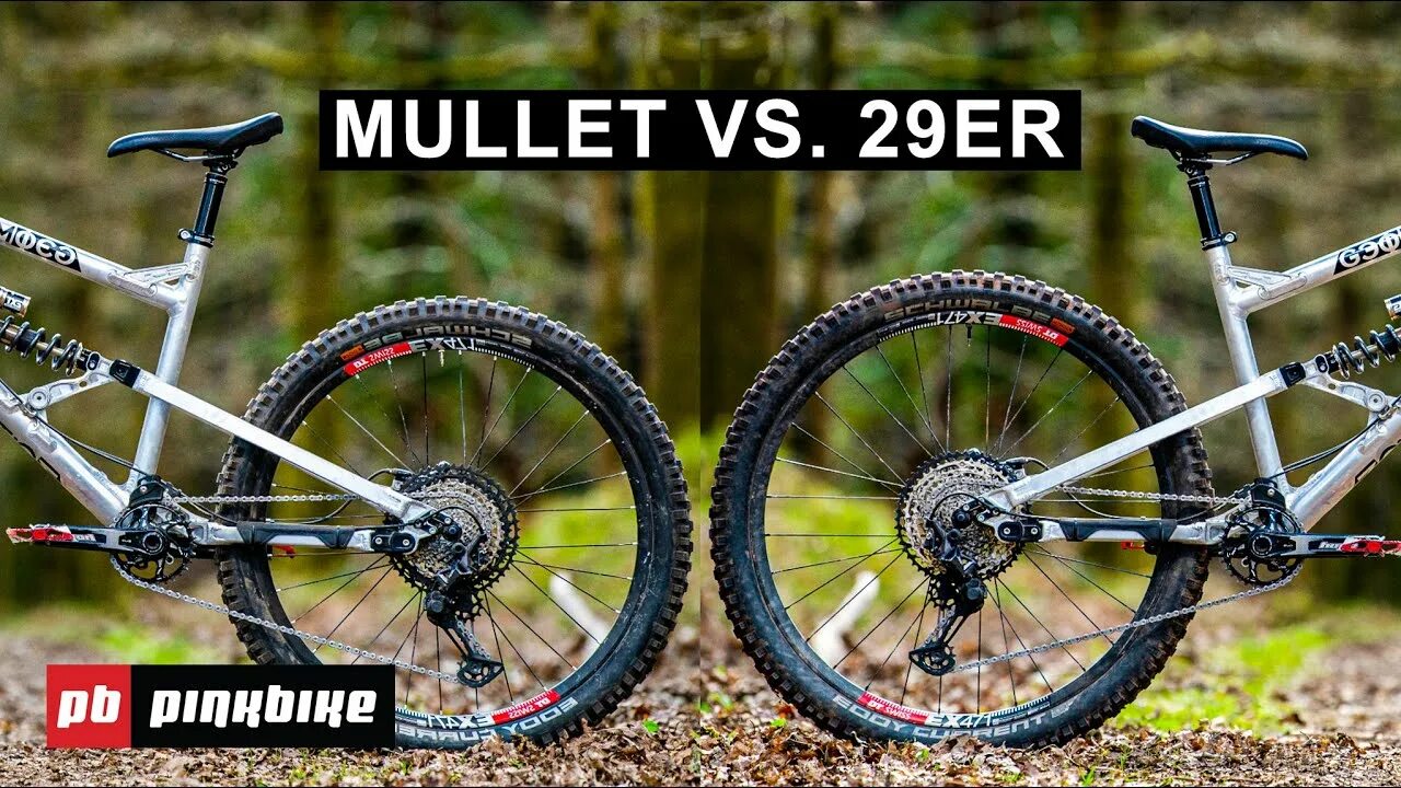 Mullet MTB. Reverse Mullet. Reverse Mullet Bike. 27.5 Vs 29. V 29 3