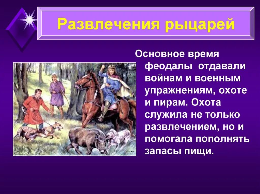 Развлечение рассказы. Развлечение рыцарей охота. Развлечения рыцарей в средние века. Развлечение рыцарей в средневековье. Развлечение рыцарей 6 класс.