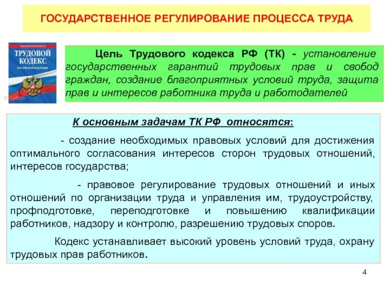 Государственное регулирование условий труда. Государственные гарантии трудовых прав и свобод граждан. Установление государственных гарантий. Процесс труда. Гарантии работника тк рф