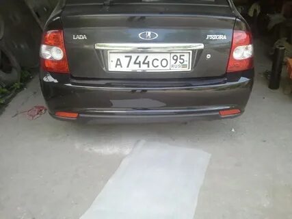 Приора задний бампер космос
