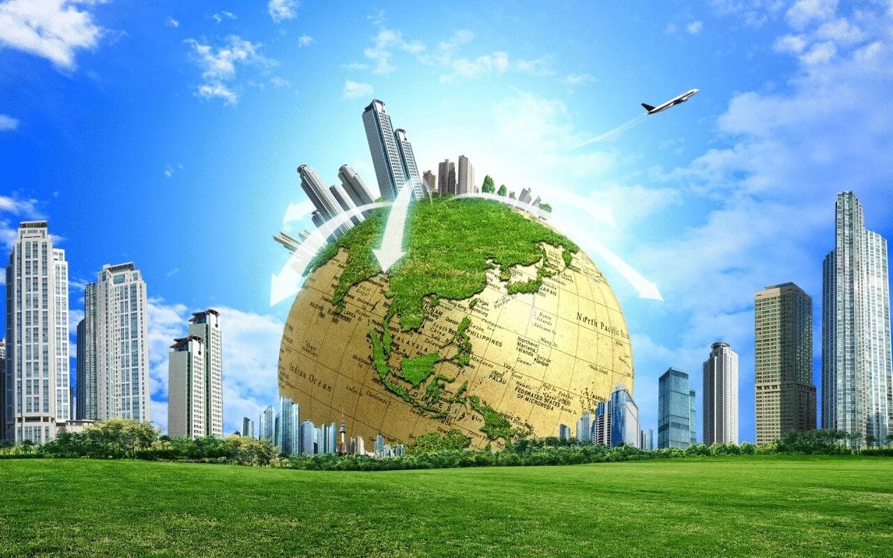 В современной экономике большое. Экология картинки. Современная экология. Современный мир. Урбанизация и природа.