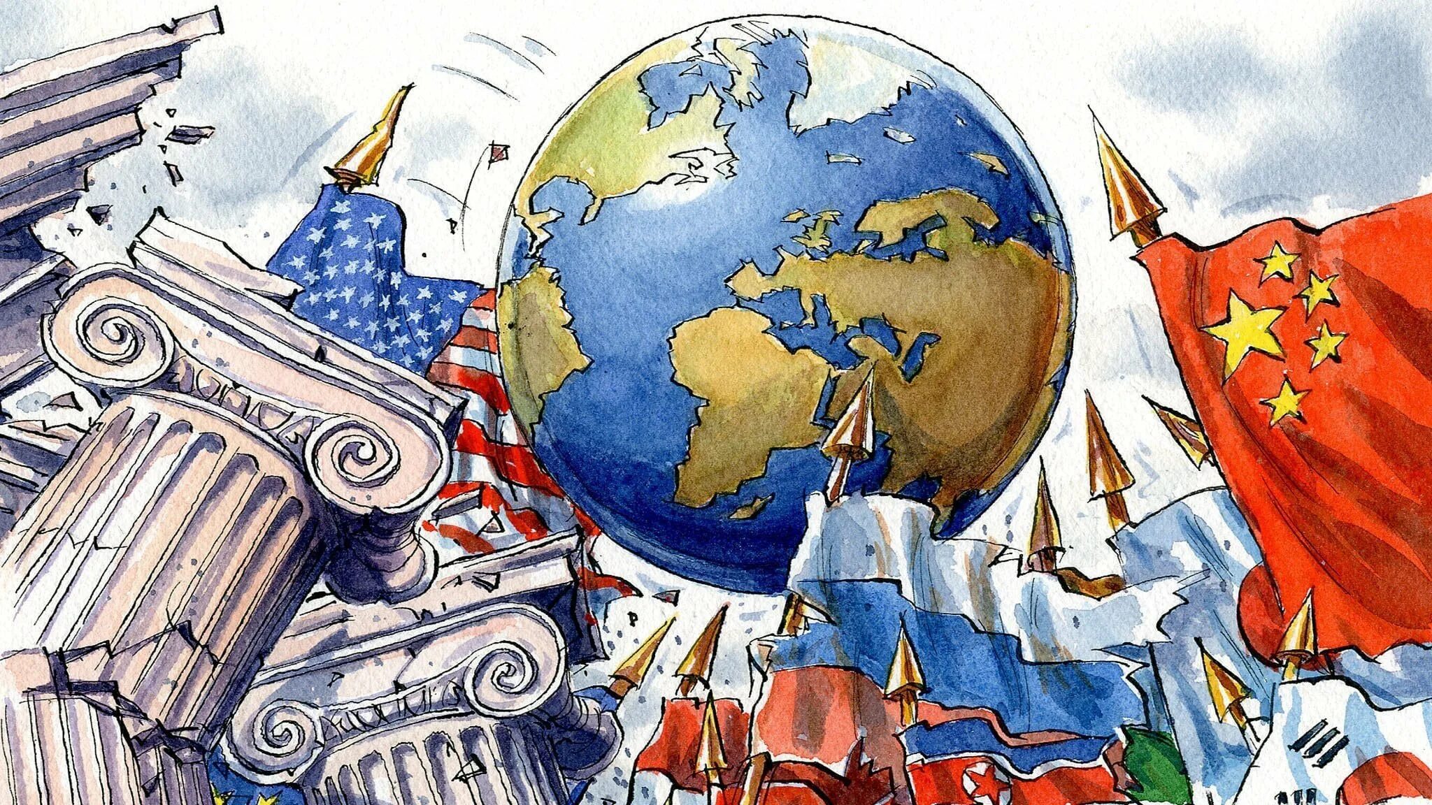 Мир вв. Современная геополитика. Современная Россия рисунок.