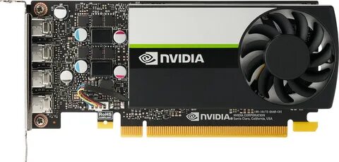 Graphics Card NVIDIA T1000, 4GB, 4mDP, BOX, FH bracket (Z2 G5 SFF/Tower, Z2...