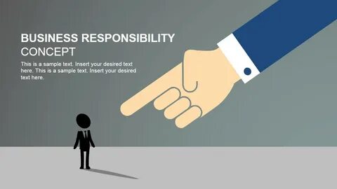 Take responsibility