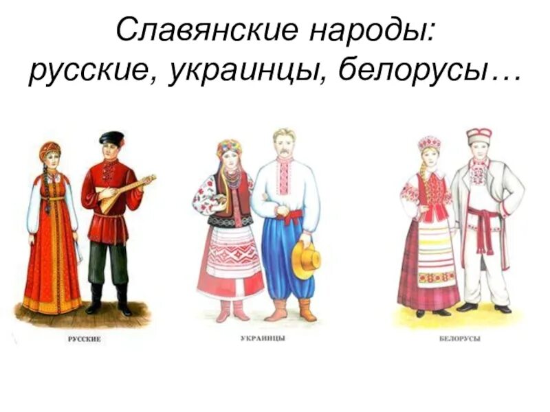 Русские объединения в россии. Народы русские, украинцы, белорусы. Славянские народы русские украинцы белорусы. Славяне русские украинцы и белорусы. Восточные славяне русские украинцы белорусы.