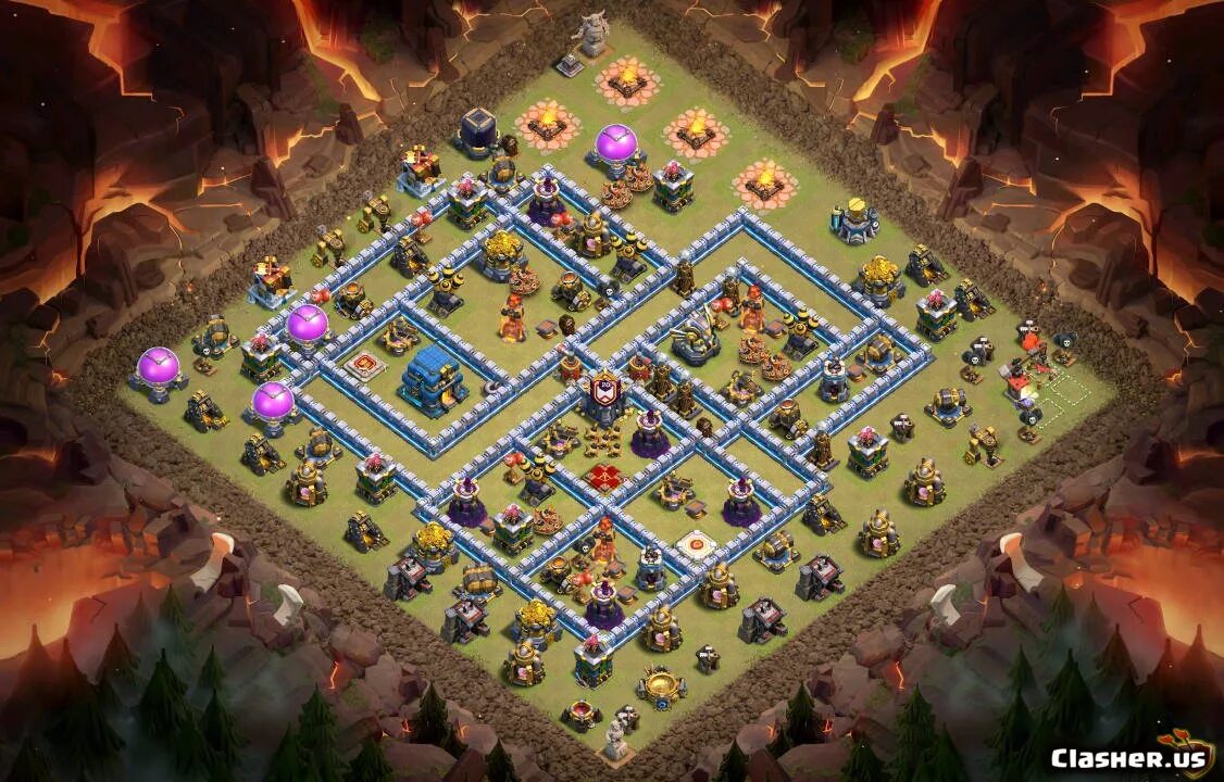 Clash of Clans th 12 Base. Анти 3 звезды 12тх. Анти 3 Clash of Clans. Clash bases
