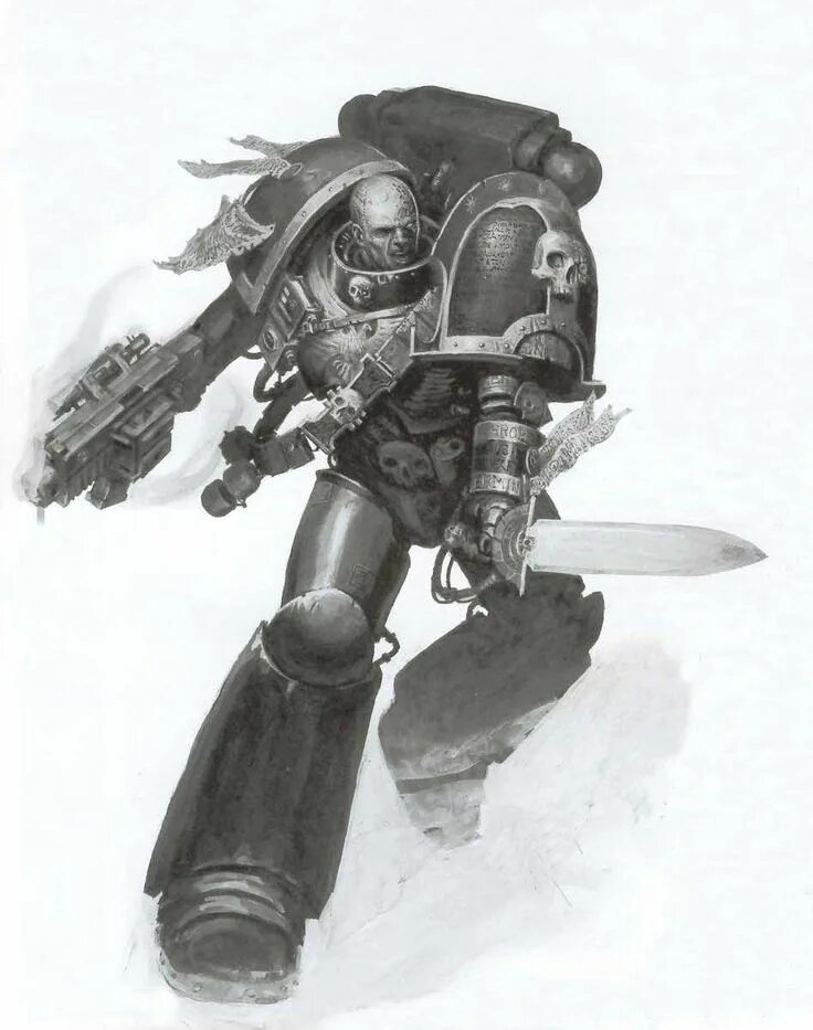Черный караул вархаммер. Вархаммер 40000 deathwatch.