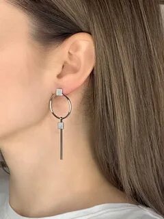 Серьги ассиметричные