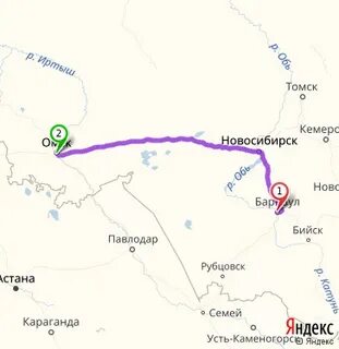 Новосибирск рубцовск сколько ехать